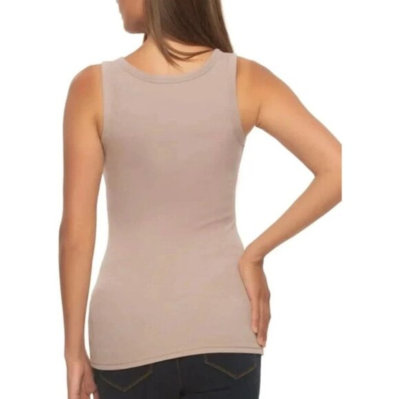 NEW Felina Women's Size L 3-Pack Ribbed Cotton Tank Tops - Picture 3 of 6